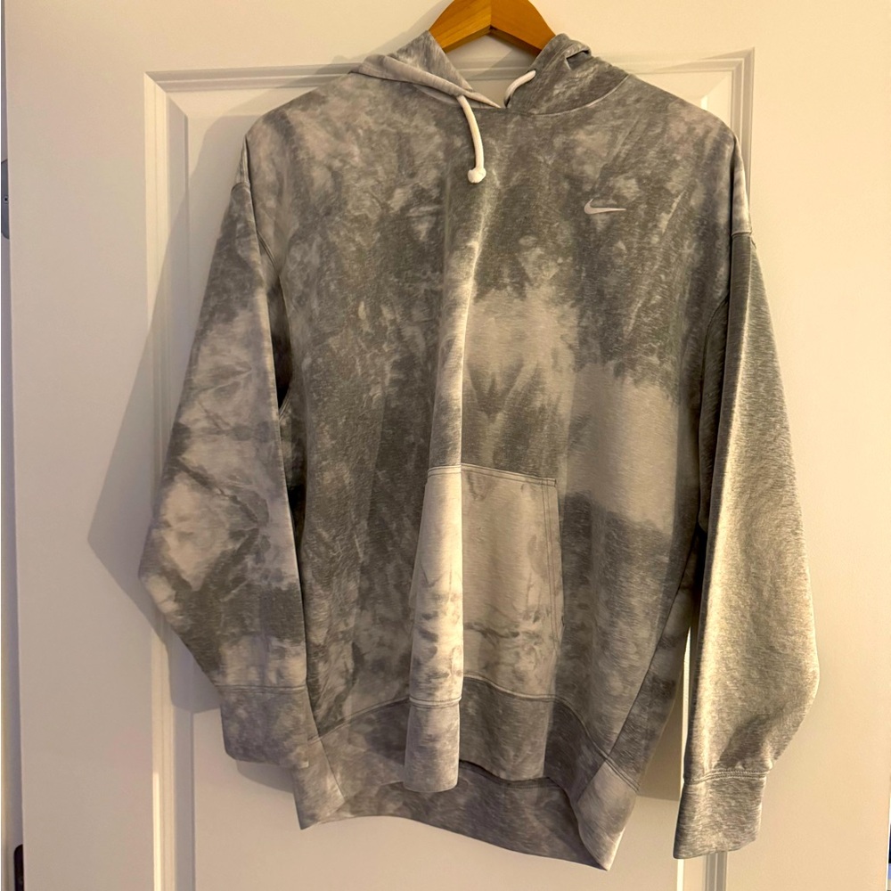 Nike Dri-Fit Hoodie chrome and white